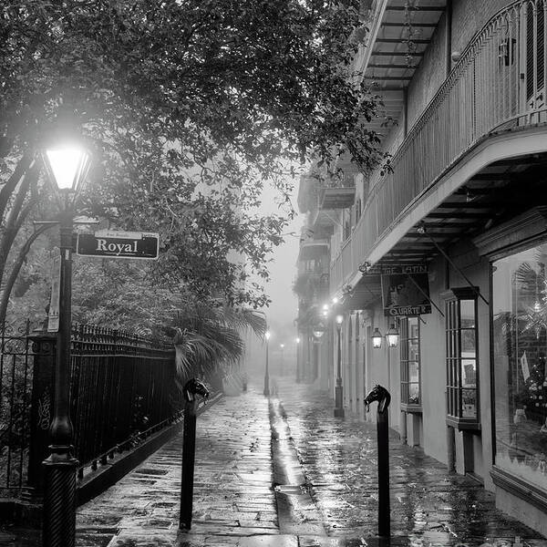 New Orleans Photography Art Print featuring the photograph Pirate's Alley at Royal Street by Alex Demyan