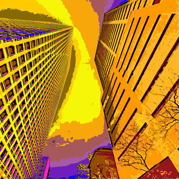 Denver Art Print featuring the photograph Pop Art Denver by David G Paul