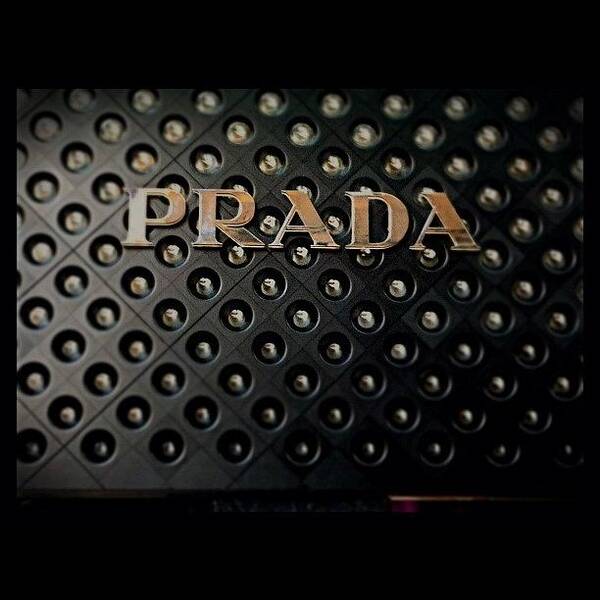 Designer Art Print featuring the photograph Prada. #popular #cool #instablurb by Matthew Vasilescu
