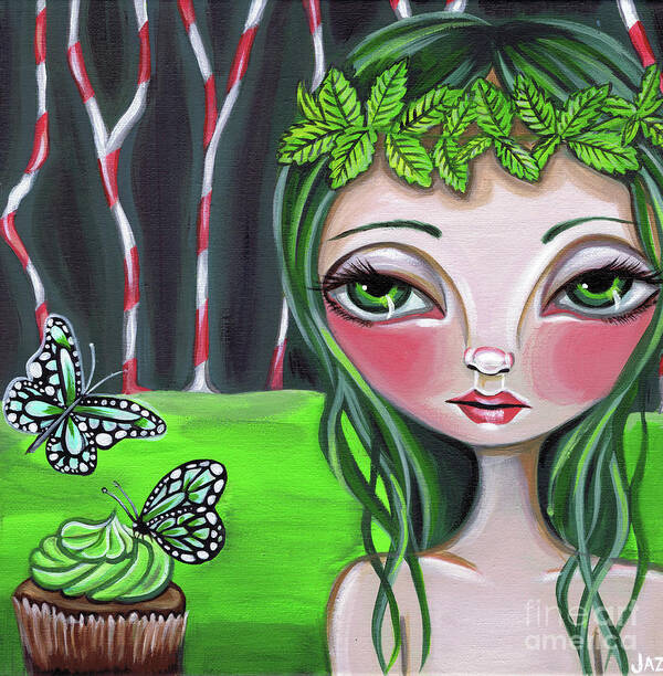 Art Art Print featuring the painting Princess Peppermint by Jaz Higgins