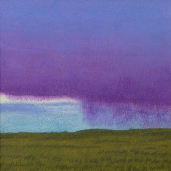 North Dakota Art Print featuring the painting Purple Rain by Cris Fulton