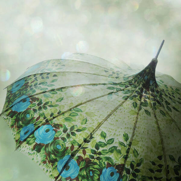 Rain Art Print featuring the photograph Raining Bokeh by Sally Banfill
