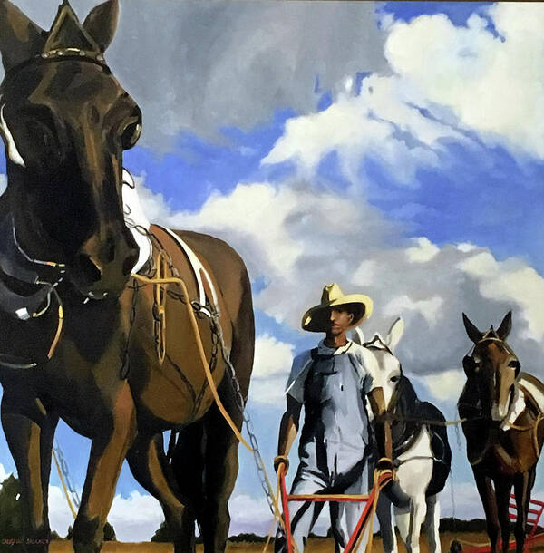  Art Print featuring the painting Gus by Chris Gholson