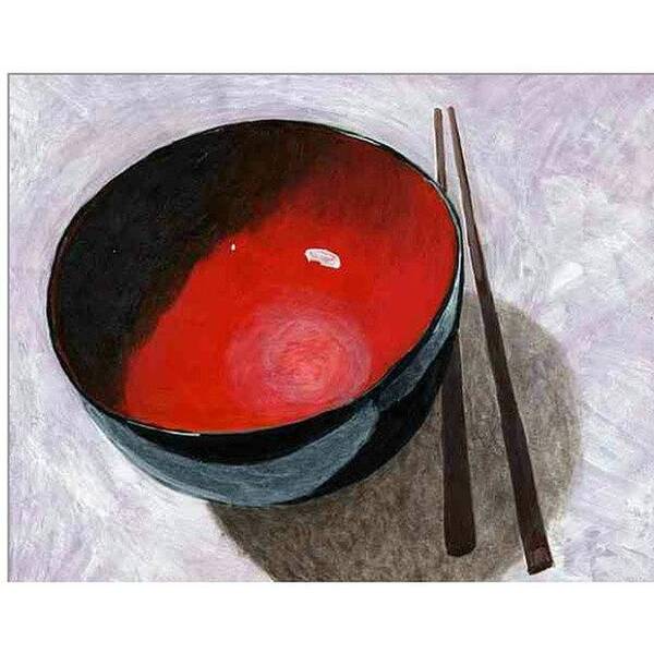 Beautiful Art Print featuring the photograph Red Bowl And Chop by Karyn Robinson