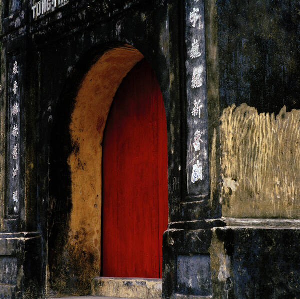 Door Art Print featuring the photograph Red Doorway by Shaun Higson