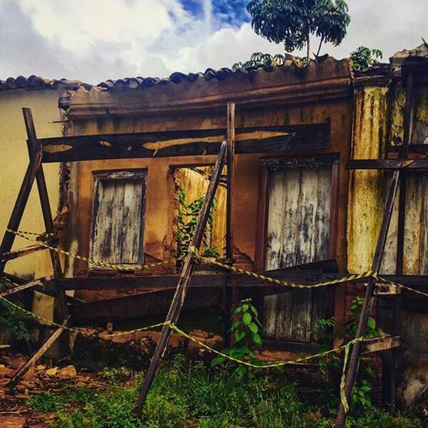 Ig_brazil Art Print featuring the photograph Ruins Of An Old Abandoned House - by Kiko Lazlo Correia