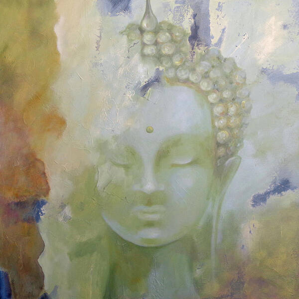 Buddha Art Print featuring the painting Sage Buddha by Dina Dargo