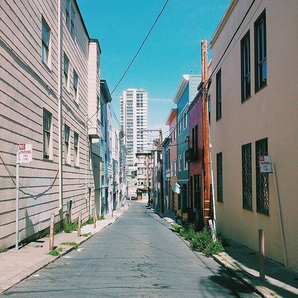 Instaprints Art Print featuring the photograph SF Alley #1 by Felicia Zurich Gallagher