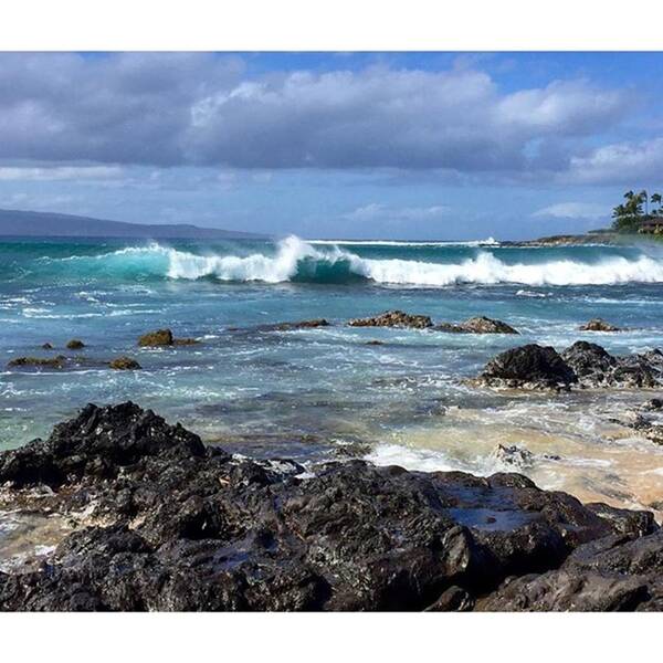 Maui Art Print featuring the photograph Some Wave Action At Napili Bay #maui by Darice Machel McGuire