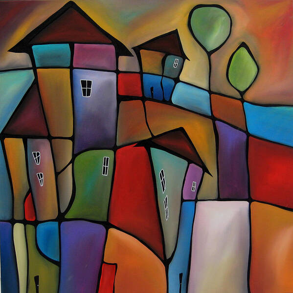 Somewhere Else Abstract Pop Art By Fidostudio Art Print By Tom