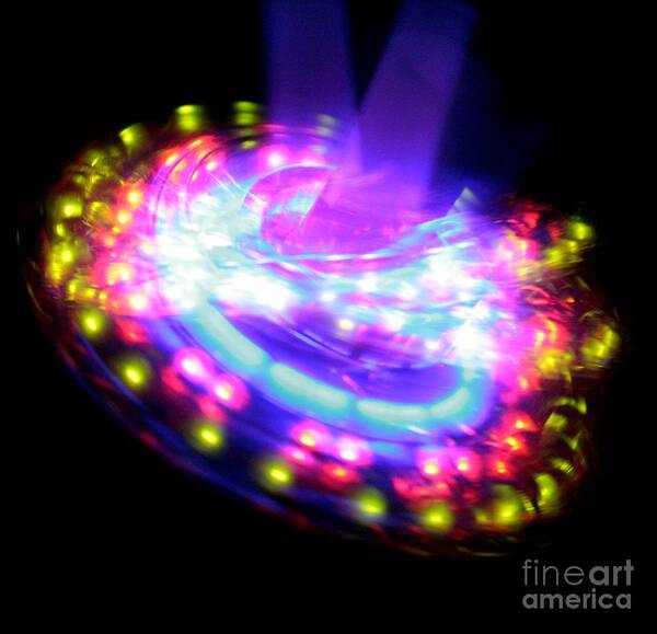 Abstract Lights Art Print featuring the photograph Spinning Top 2 by Balanced Art