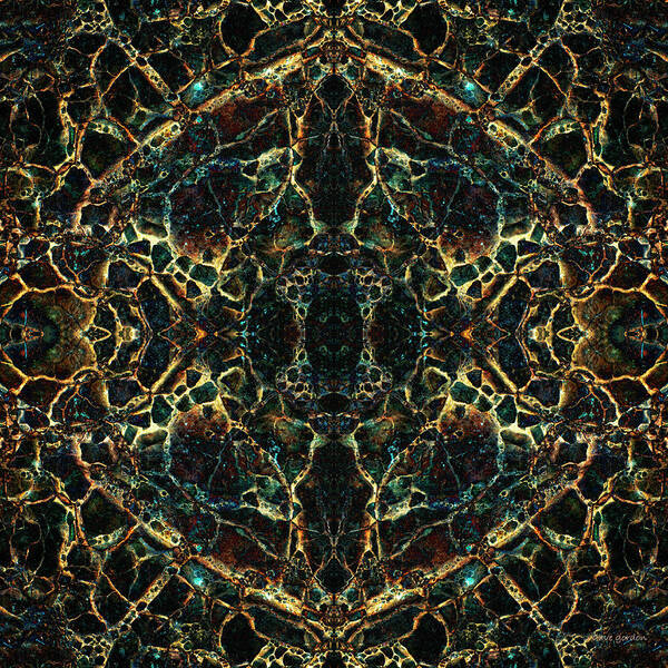 Tessellation Art Print featuring the digital art Tessellation V by David Gordon