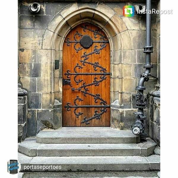 Door Art Print featuring the photograph Thank You Very Much @portaseportoes For by Victoria Key