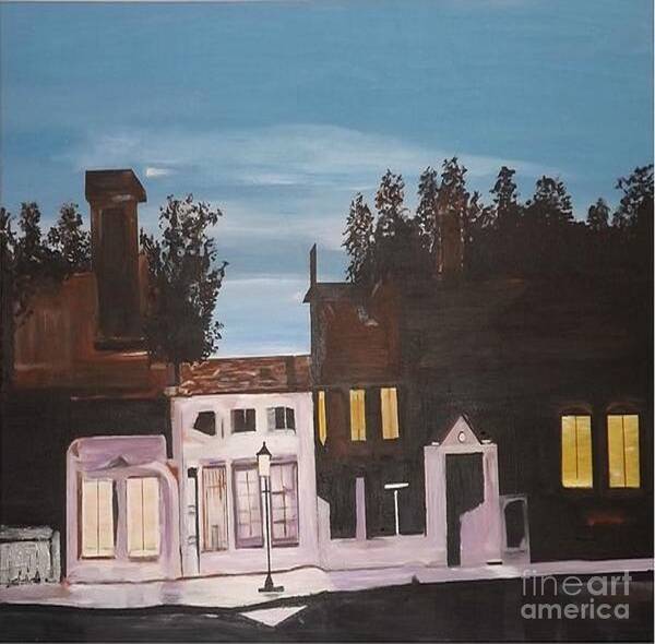 Acrylic Painting Art Print featuring the painting The Apartments by Denise Morgan