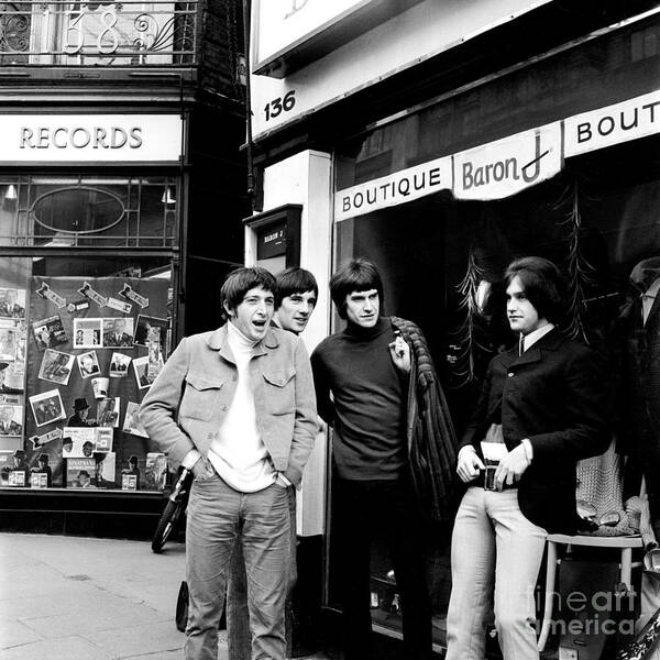 Kinks Art Print featuring the photograph The Kinks 1966 Dedicated Follower Of Fashion by Chris Walter