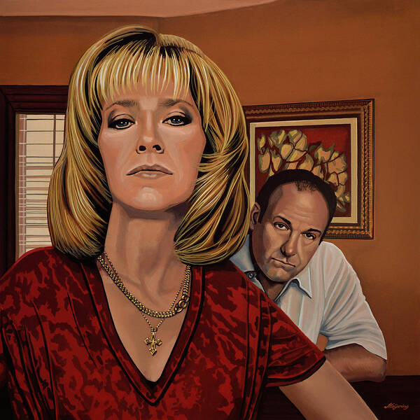 The Sopranos Art Print featuring the painting The Sopranos Painting by Paul Meijering