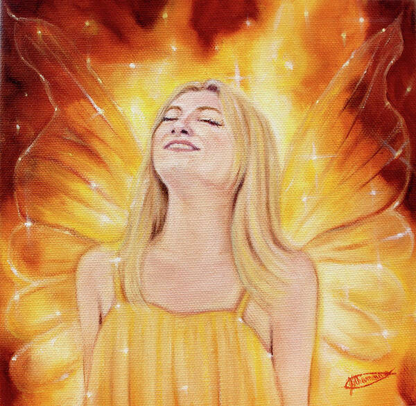 Prophetic Art Art Print featuring the painting Transforming Glory by Jeanette Sthamann