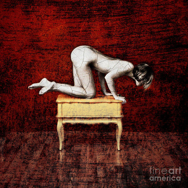 Nude Art Print featuring the painting Truth From Fiction by Andrew Giovinazzo