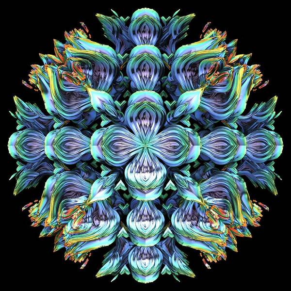 Flower Art Print featuring the digital art Wild Flower by Lyle Hatch