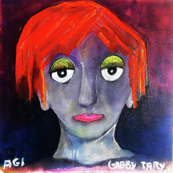 Woman Art Print featuring the painting AGI by Gabby Tary