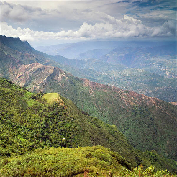 Scenics Art Print featuring the photograph Another View Over Chicamocha by Photograph By Rory O'bryen