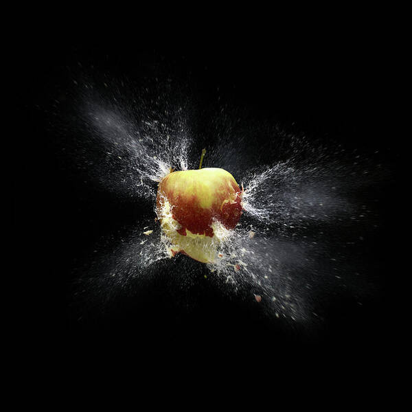 Christmas Ornament Art Print featuring the photograph Apple Shootout 02 Def by Maarten Wouters