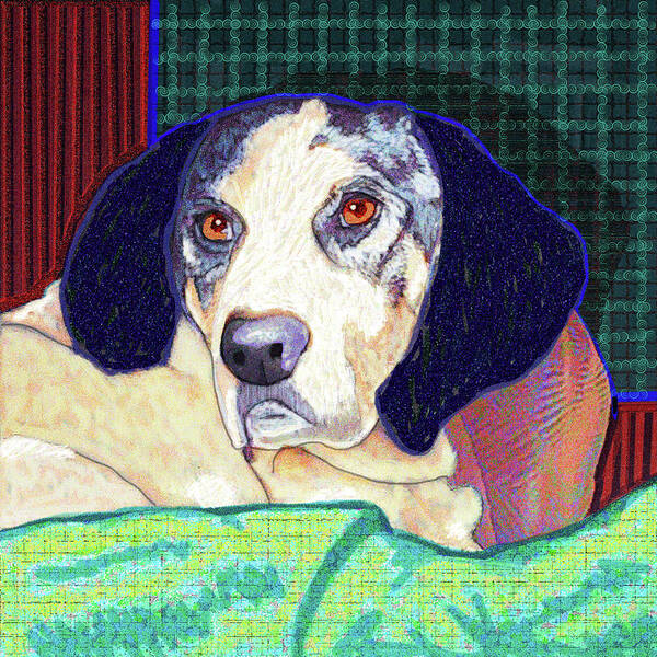 Pets Art Print featuring the digital art Big Brown Eyes by Rod Whyte