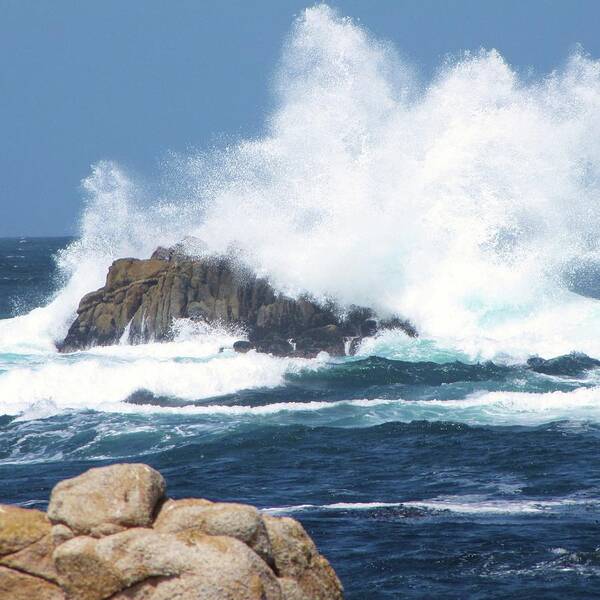 Clear Sky Art Print featuring the photograph Big Sur by Daniela Duncan