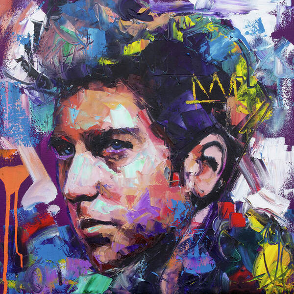 Bob Dylan Art Print featuring the painting Bob Dylan IV by Richard Day