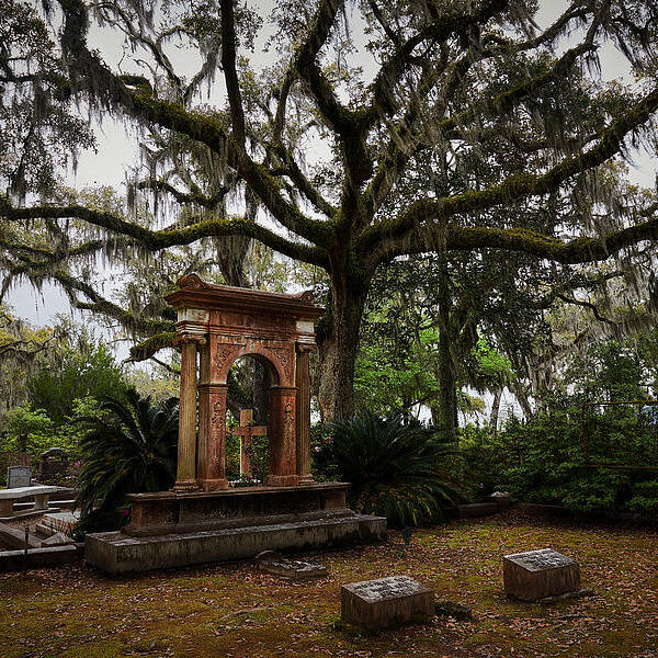 Cemetary Art Print featuring the photograph Bonaventure Garden by Jon Glaser