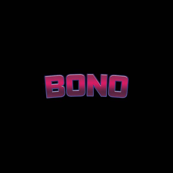 Bono Art Print featuring the digital art Bono by TintoDesigns