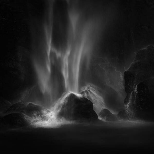 Waterfall Art Print featuring the photograph Elowah Falls by Shenshen Dou