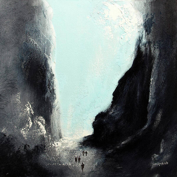 Group Art Print featuring the painting Gorge by Neil McBride