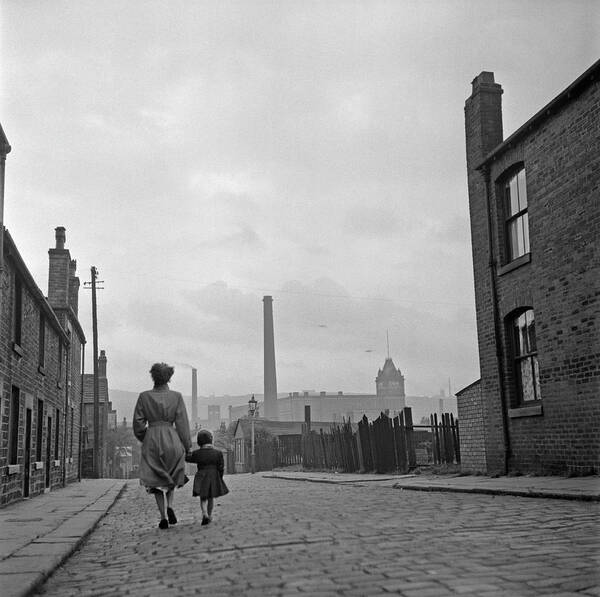 Child Art Print featuring the photograph Lancashire Mill Town by Bert Hardy