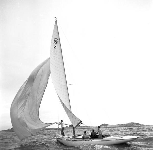 1950-1959 Art Print featuring the photograph Loose Sail by Orlando