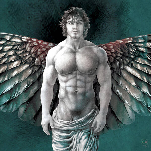 Male Angel #16 Art Print Rolf - Fine America