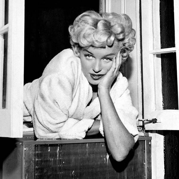 East Art Print featuring the photograph Marilyn Monroe On Set Of The Seven Year by New York Daily News Archive