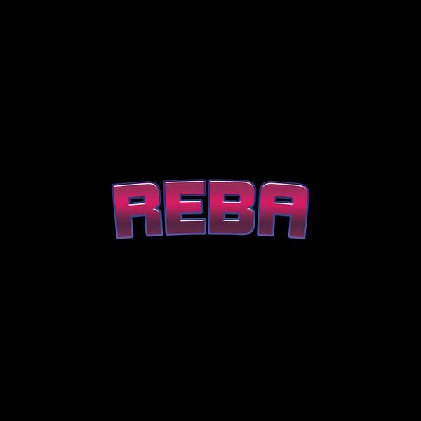 Reba Art Print featuring the digital art Reba #Reba by TintoDesigns