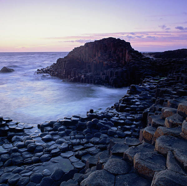 Scenics Art Print featuring the photograph Rock Formations On Beach by David Henderson