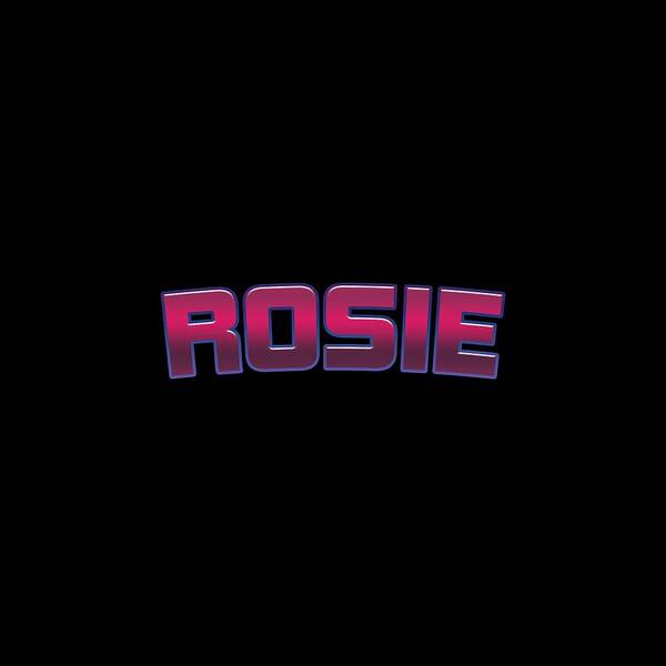 Rosie Art Print featuring the digital art Rosie #Rosie by TintoDesigns