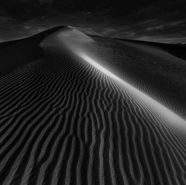 Sand Art Print featuring the photograph Sand Dunes Death Valley by Judy Tseng