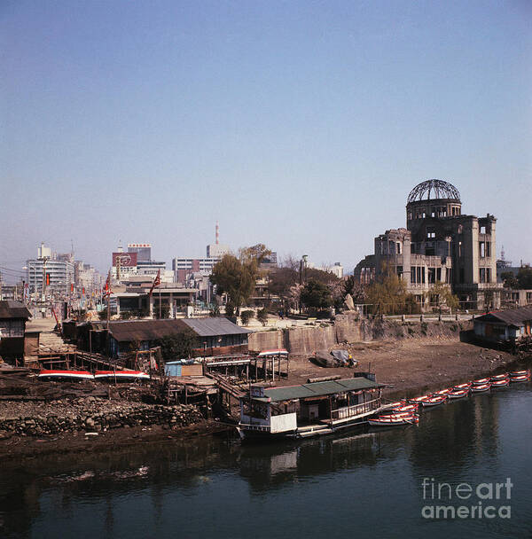 Japan Art Print featuring the photograph Shoreline Of Hiroshima by Bettmann