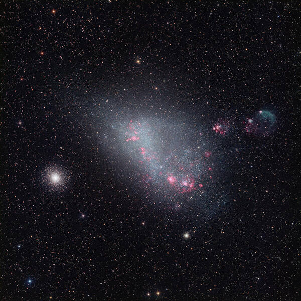 Galaxy Art Print featuring the photograph Small Magellanic Cloud Smc by Image By Marco Lorenzi, Www.glitteringlights.com
