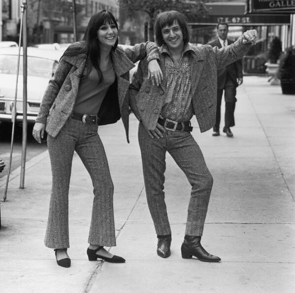 Rock Music Art Print featuring the photograph Sonny And Cher by Jack Robinson