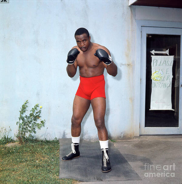 People Art Print featuring the photograph Sonny Liston by The Stanley Weston Archive