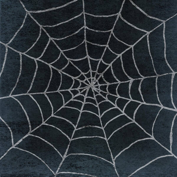Spider Art Print featuring the mixed media Spider Web by Elizabeth Medley