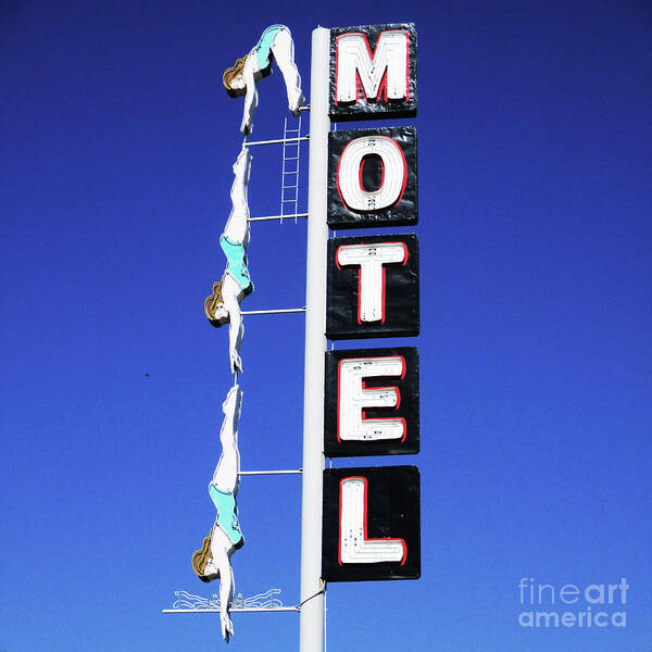 Tempe Art Print featuring the photograph Starlite Motel 1 by Randall Weidner
