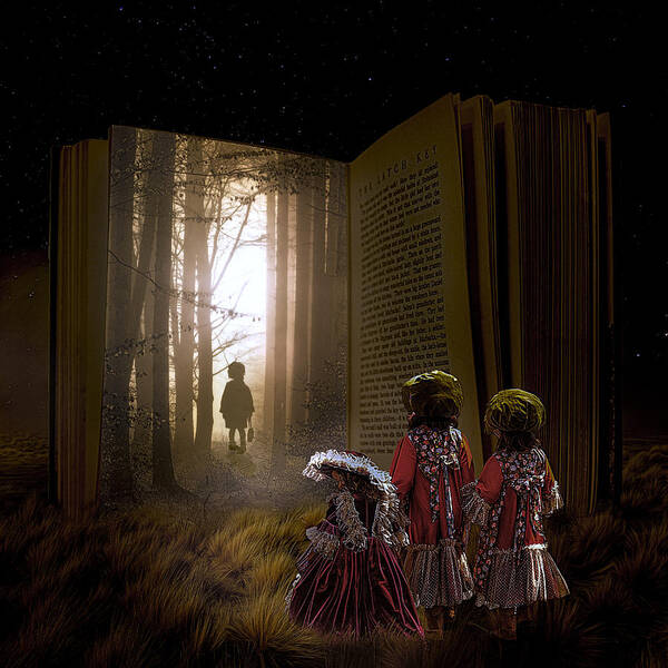 Creative Editing
Forest
Enchanted
Book
Storytelling
Girls
Magical
Light
Costumes
Dark
Night Art Print featuring the photograph The Enchanted Book by Gabrielle Halperin