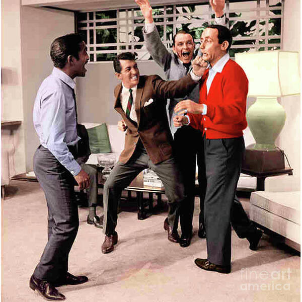 The Rat Pack Art Print featuring the photograph The Pack by La Dolce Vita