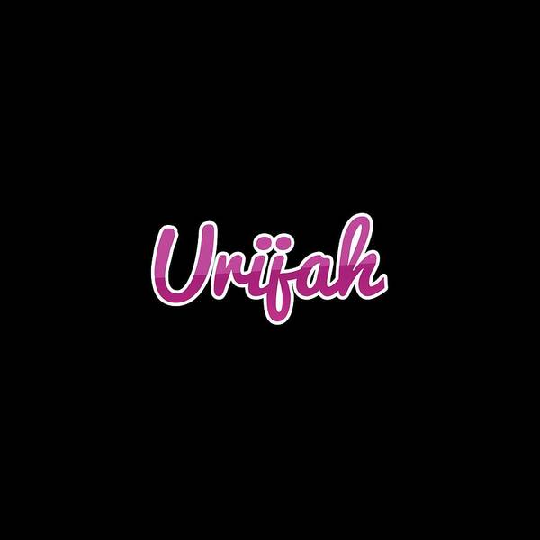 Urijah Art Print featuring the digital art Urijah #Urijah by TintoDesigns